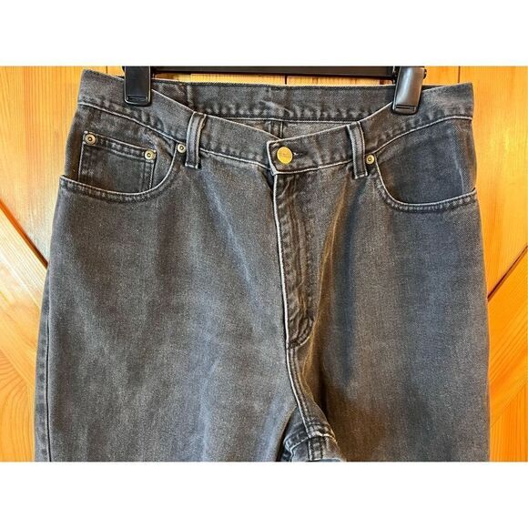 L.L. Bean Women's Relaxed Fit Jeans Black Double L Vintage Size 16P (2077) - Picture 3 of 8